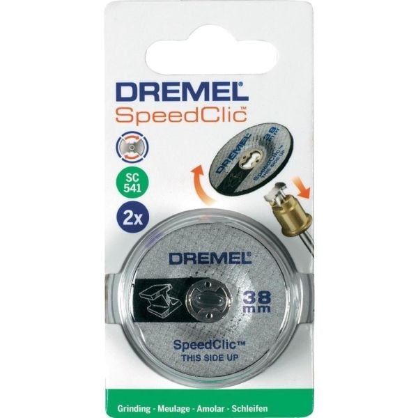 Dremel SC411, Slipeskive, Universell, Sort, 3 cm, 6 stykker