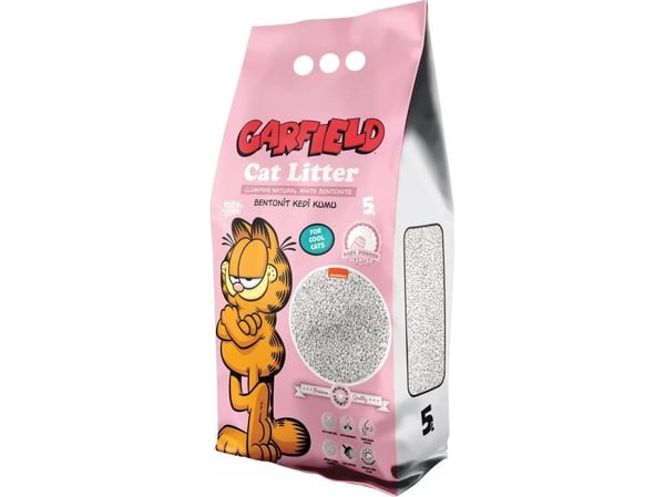 Garfield Baby Powder kattesand 5 l Garfield Baby Powder kattesand 5 l