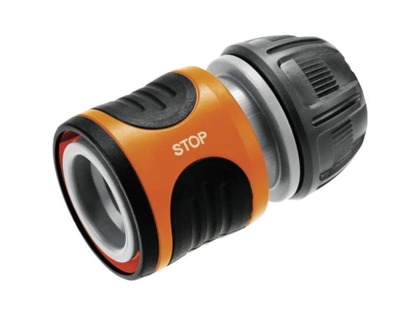 Gardena slangekobling med vannstopp 1/2"