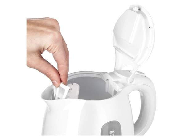 Sencor SWK 1010WH, 1 L, 1100 W, Hvit, Plast, Rustfritt stål, Justerbar termostat, Vannmåler