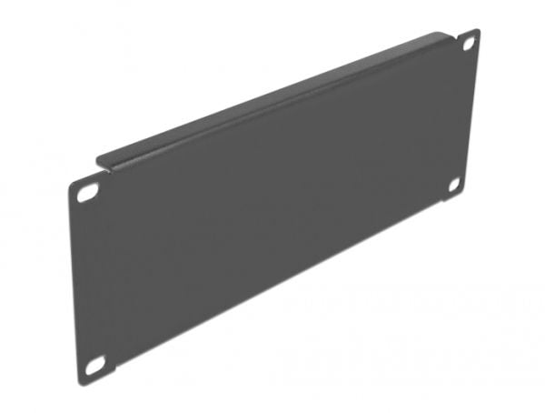 Delock - Dekkepanel for rackavskjerming - svart - 2U - 10"