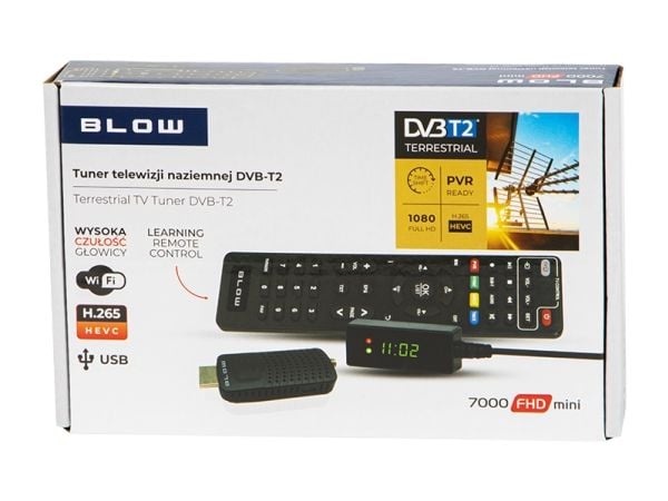 BLOW DVB-T2 digital mottaker 7000FHD MINI