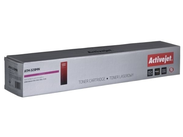 Activejet ATM-328MN tonerkassett for Konica Minolta-skrivere, erstatning Konica Minolta TN328M; Supreme; 28000 sider; lilla, 28000 sider, lilla, 1 stk