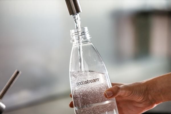 SodaStream 7290113763548, Karboneringsflaske, Gjennomsiktig, Hvit, Plast, 1 l, SodaStream ENSO, DUO, E-DUO, TERRA, ART, GAIA, SPIRIT, ONE TOUCH, PL...
