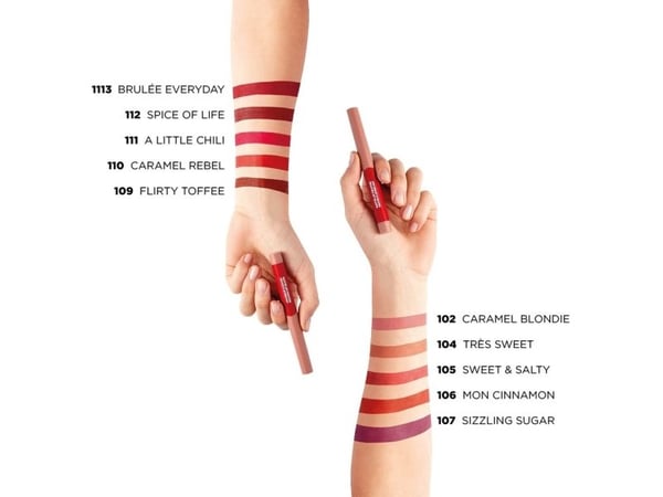 L'Oreal Paris Infallible Very Matte Lip Crayon Lipstick Smudge Proof Plum 112 Spice of Life
