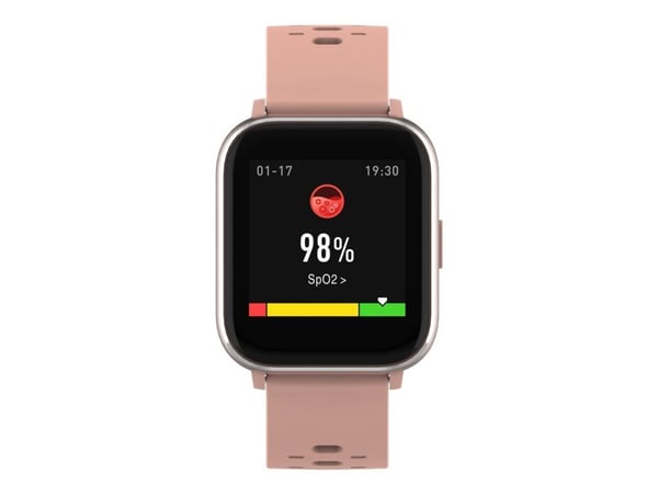 DENVER SW-164 - Rosa - smartklokke med bånd - display 1.4" - Bluetooth - 141 g