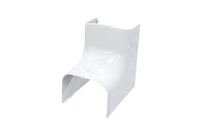 T75-H indvendig hjørne - 78x58 mm, Hvid RAL 9010, 90 gr.