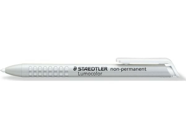 STAEDTLER Lumocolor omnichrom - Markør - ikke-permanent - hvit - 3 mm - retraktil