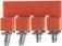 Simet genomföringsklämma 4-led 32A orange ZZ 4-4.0 (18321148)