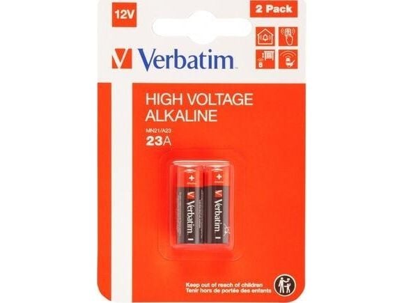 Verbatim - Batteri 2 x A23 - alkaliskt
