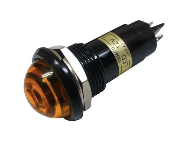 Sedeco BD-1601 LED-signallampa orange 12 V/DC