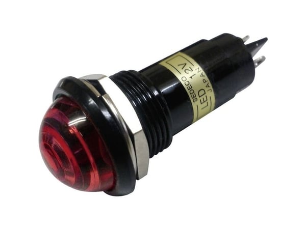 Sedeco LED-merkkivalo Rød 12 V/DC