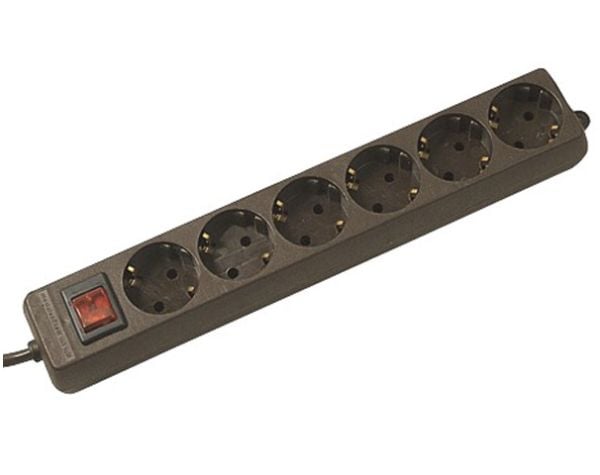 Bachmann Selly, 6 AC-pistorasia(a), 16 A, 3680 W, Musta, 1,5 m, 20 kpl