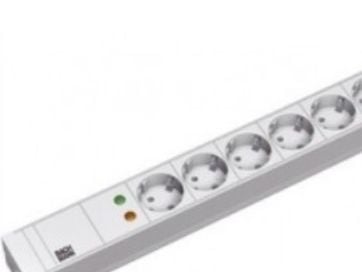 Bachmann 7x Schuko, 2m, 2 m, Tyyppi F, Muovi, Harmaa, Muovi, 7 AC-pistorasia(a)