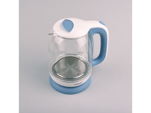 Feel-Maestro MR-056-BLUE, 1,7 l, 2200 W, Blå, Glas, Vattennivå indikator, Överhettningsskydd