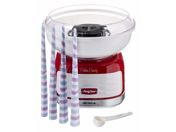 Ariete Party Time 2973 - Candy floss fabrikant - 450 W - rød