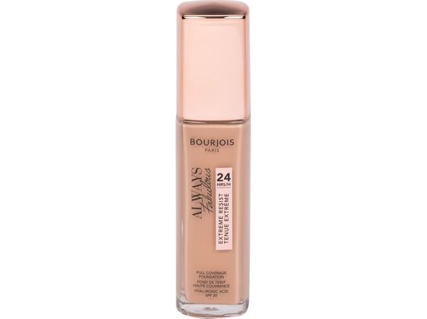 Bourjois Always fabulous 24hrs foundation, CYCLOPENTASILOXANE, AQUA/WATER/EAU, BUTYLENGLYCOL, TALC, CETYL PEG/PPG-10/1 DIMETHICONE,..., Hidratación...