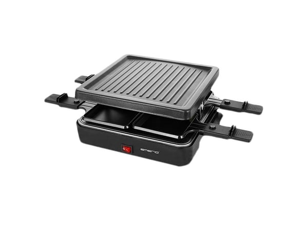 Emerio RG-120656 - Raclette/grill - 600 W - sort
