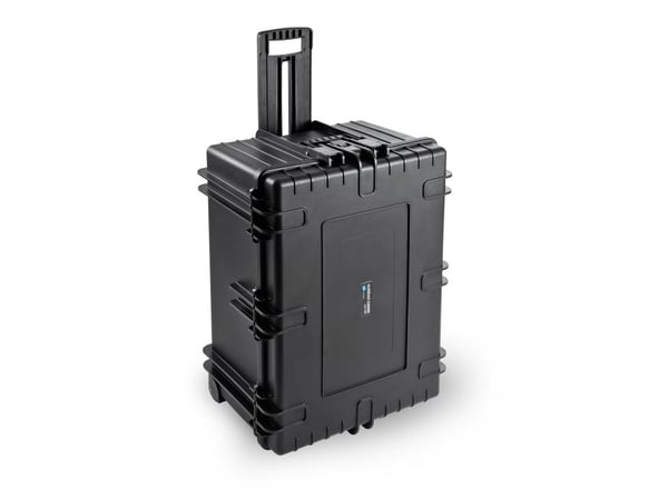 B&W 7800, Tietokonelaukku pyörillä, Polypropeeni (PP), 13 kg, Musta