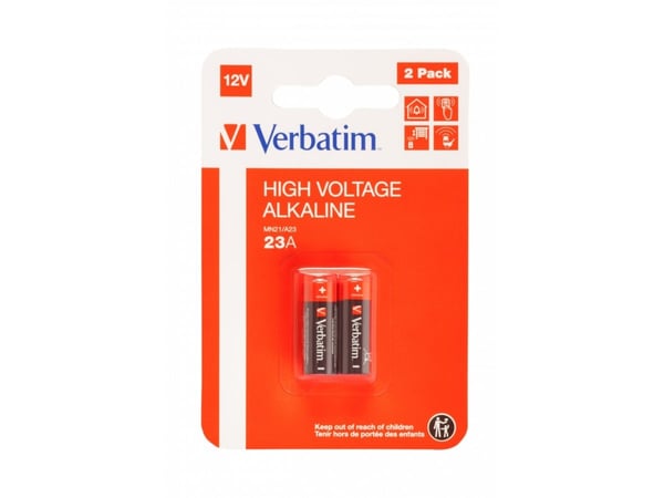 Verbatim - Batteri 2 x A23 - alkaliskt