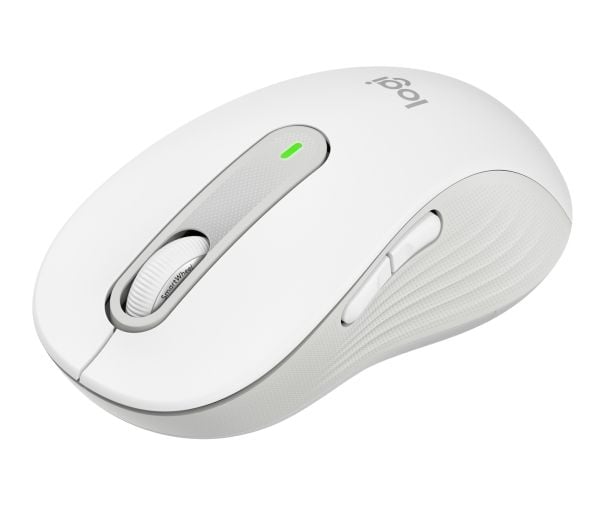 Logitech Signature M650 L for Business - Mus - høyrehendt - 5 knapper - trådløs - 2.4 GHz, Bluetooth - Logitech Logi Bolt USB-mottaker - elfenbenshvit