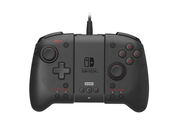 Hori Split Pad Pro, Gamepad, Nintendo Switch, D-pute, Hjem-knapp, Turboknapp, Ledning & Trådløs, USB, Svart
