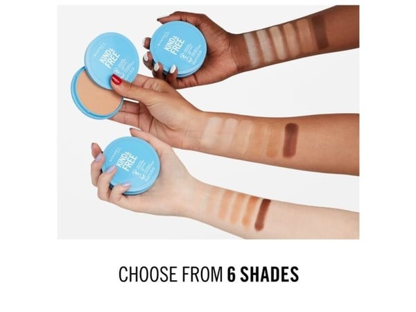 Rimmel Kind & Free, Alle hudtyper, Tan, Beige, ?ase, Matte, Naturlig, Komprimert Pulver