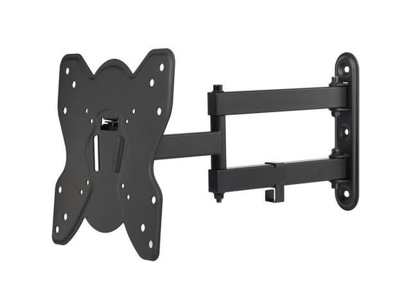 Conrad SP-5369932, 58,4 cm (23"), 106,7 cm (42"), 75 x 75 mm, 200 x 200 mm, 0 - 12°, Sort