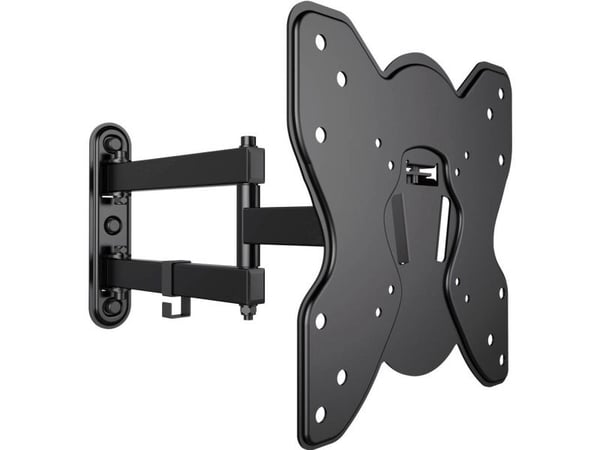 Conrad SP-5369932, 58,4 cm (23"), 106,7 cm (42"), 75 x 75 mm, 200 x 200 mm, 0 - 12°, Sort