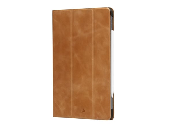dbramante1928 Risskov - Lommebok for nettbrett - trippelfold - helnarvet lær - gyllenbrun - 10.2" - for Apple 10.2-inch iPad Wi-Fi, Wi-Fi + Cellular