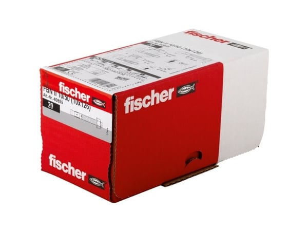Fischer 40855, Ekspansjonsanker, Betong, M10, ETA-07/0211, 125 mm, 1 cm