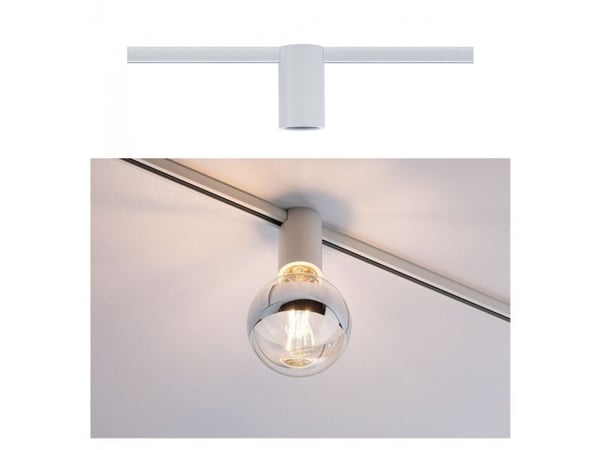 Paulmann Socket, Skena för spotlight, E27, 1 lampor, 230 V, Vit