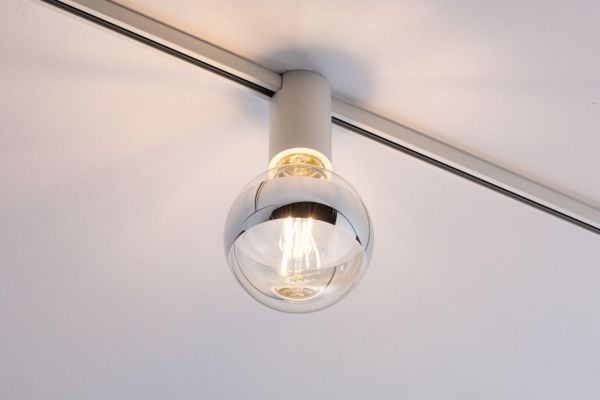 Paulmann Socket, Skena för spotlight, E27, 1 lampor, 230 V, Vit