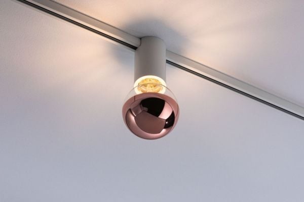 Paulmann Socket, Skena för spotlight, E27, 1 lampor, 230 V, Vit