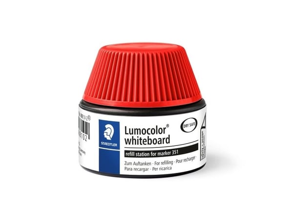 Genopfyldningsstation Staedtler Lumocolor, 30 ml, rød
