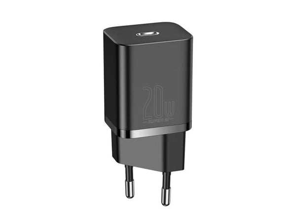 Baseus Super Si, inomhus, AC, 20 V, Svart