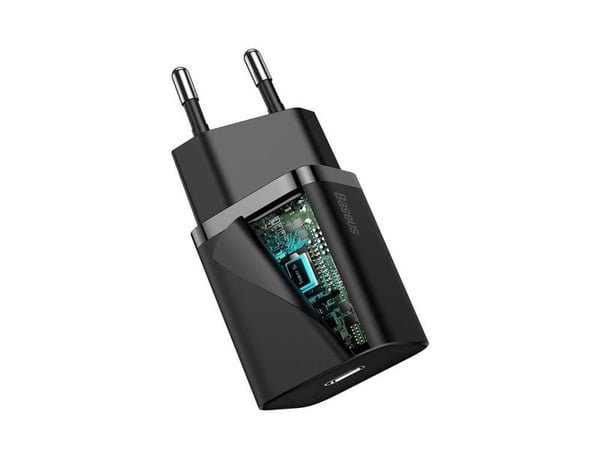 Baseus Super Si, inomhus, AC, 20 V, Svart