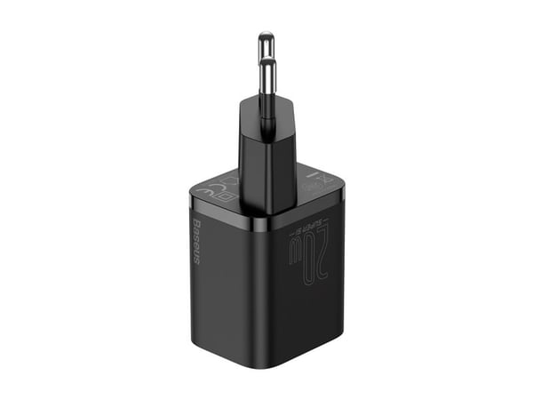 Baseus - Strömadapter - 20 Watt - 3 A - PD 3.0 (USB-C) - på kabel: Lightning - svart