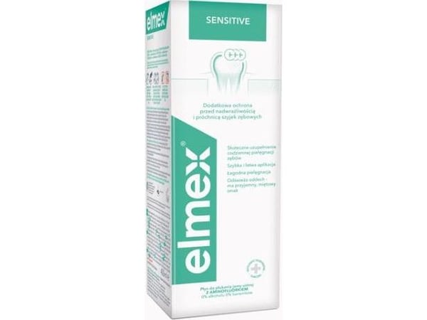 ELMEX Sensitive munskölj 400 ml grön