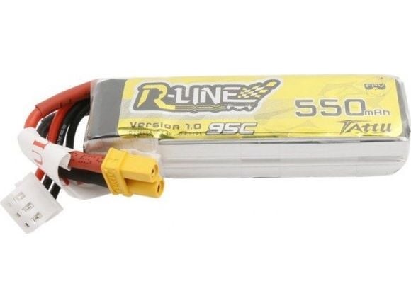 Gens Ace &amp; Tattu Akumuliatorius Tattu R -Line 550mAh 7,4V 95C 2S1P XT30
