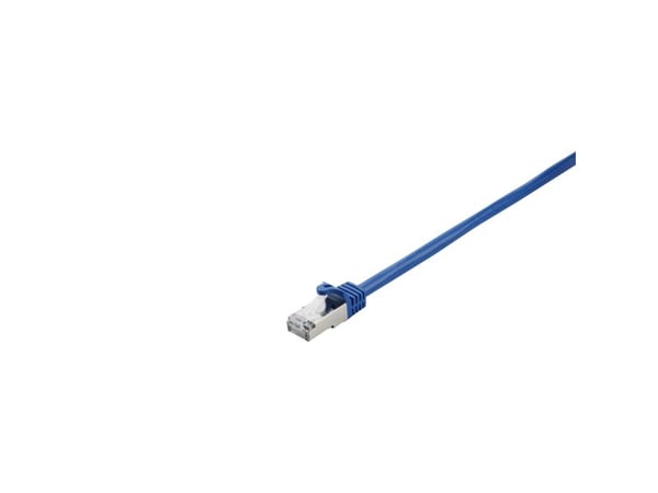 V7 - Koblingskabel - RJ-45 (hann) til RJ-45 (hann) - 2 m - SFTP - CAT 7 - halogenfri, uten hindringer - blå