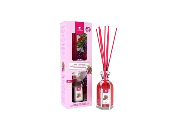 Cristalinas Reed Diffuser 180ml Blackberries, Duftflaske, Aromapinnediffusor