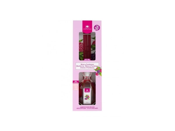 Cristalinas Reed Diffuser 180ml Blackberries, Duftflaske, Aromapinnediffusor