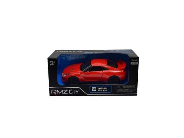 Metallmodell RMZ NIssan GT-R rød