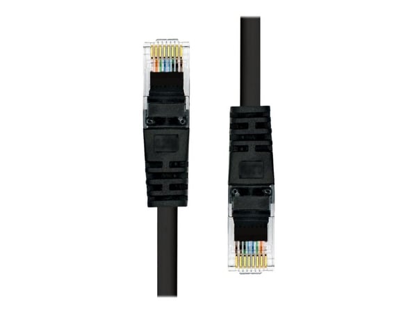 ProXtend - Koblingskabel - RJ-45 (hann) til RJ-45 (hann) - 7 m - UTP - CAT 5e - formstøpt, uten hindringer - svart