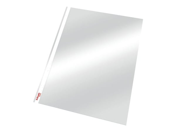 Plastlommer A4 Esselte 55my, PP, krystallklare - (100 stk.)