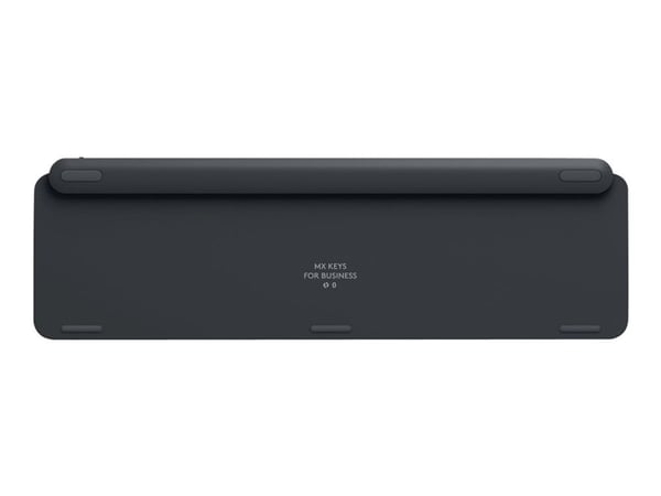 Logitech MX Keys - Tangentbord - bakgrundsbelyst - trådlös - Bluetooth, 2.4 GHz - QWERTY - schweizisk - grafit