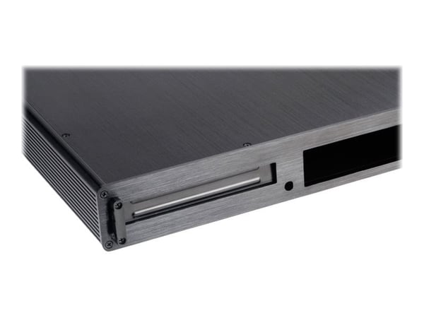 Akasa Galileo TU1 - USFF 1U - Thin mini ITX - ingen strømforsyning - anodisert svart - USB