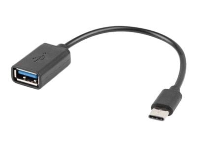 Lanberg - USB-sovitin - USB-C (han) til USB (hun) - USB 2.0 OTG - 15 cm - lajittelu - lajittelu