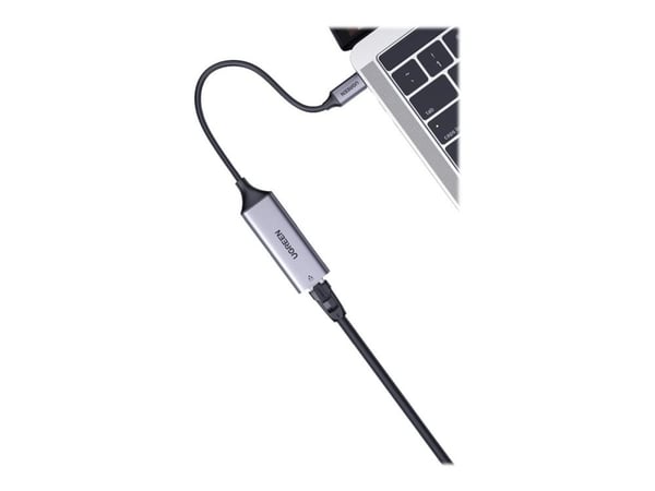 Ugreen 50737, Langallinen, USB Type-A/USB Type-C, Ethernet, 1000 Mbit/s, Hopea